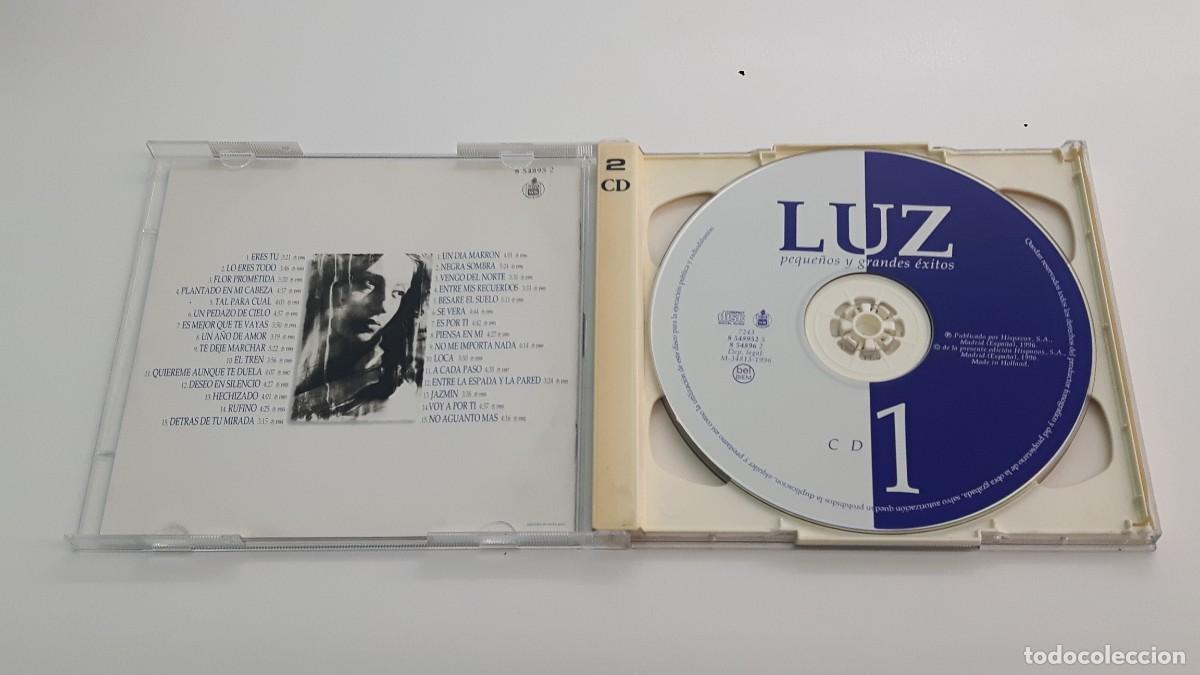 CDs de m&uacute;sica: 2 CD - LUZ - PEQUE&Ntilde;OS Y GRANDES &Eacute;XITOS - 1996 - Foto 2