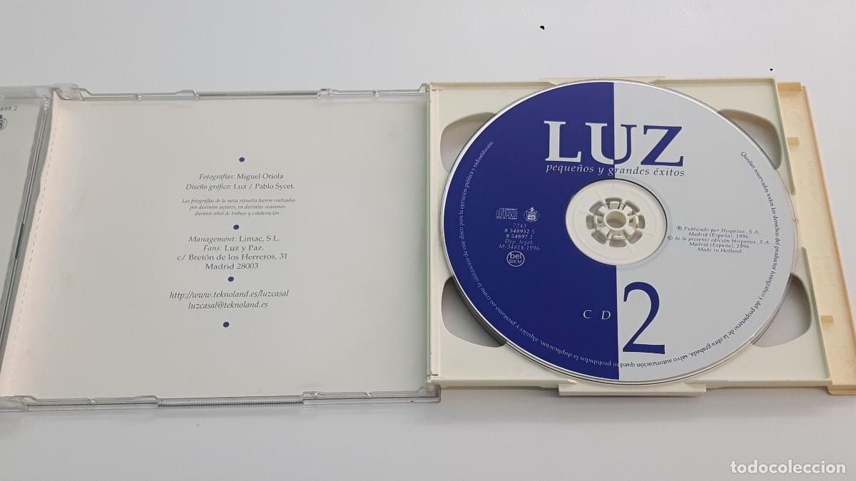CDs de m&uacute;sica: 2 CD - LUZ - PEQUE&Ntilde;OS Y GRANDES &Eacute;XITOS - 1996 - Foto 3