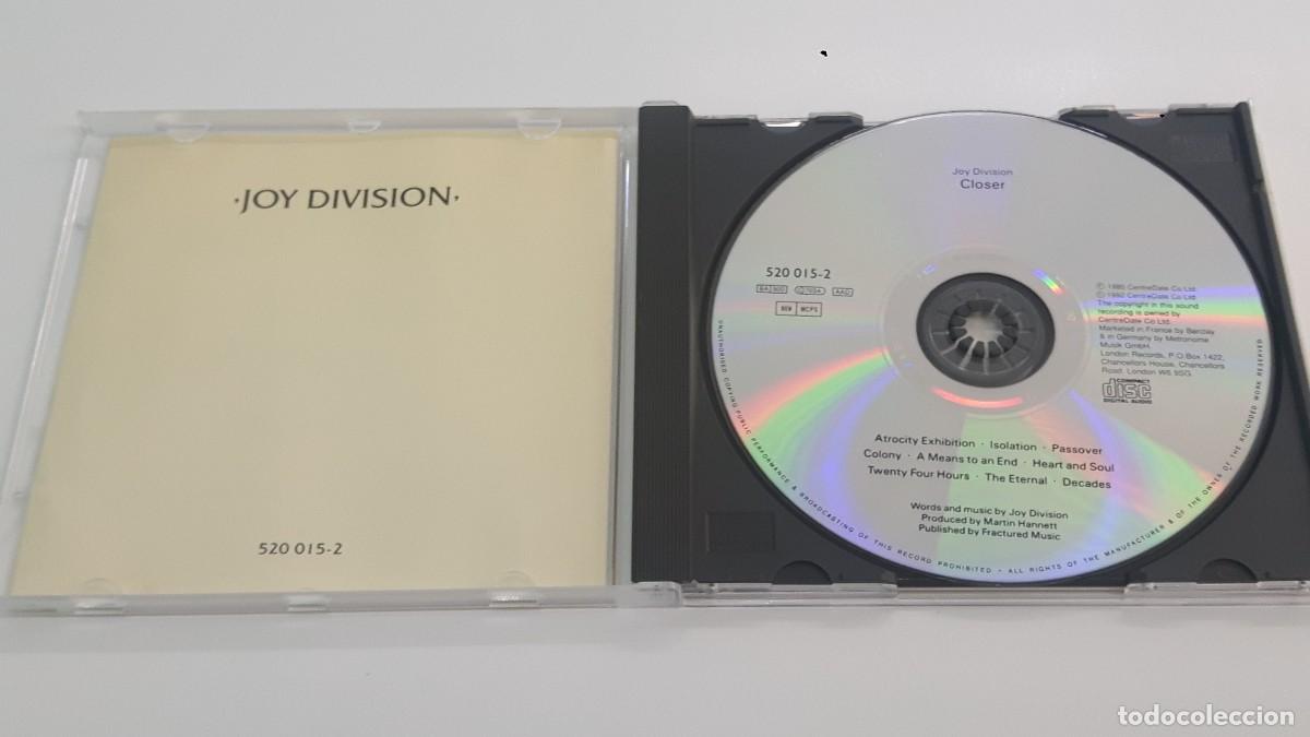 CDs de m&uacute;sica: CD JOY DIVISION - CLOSER - Foto 2