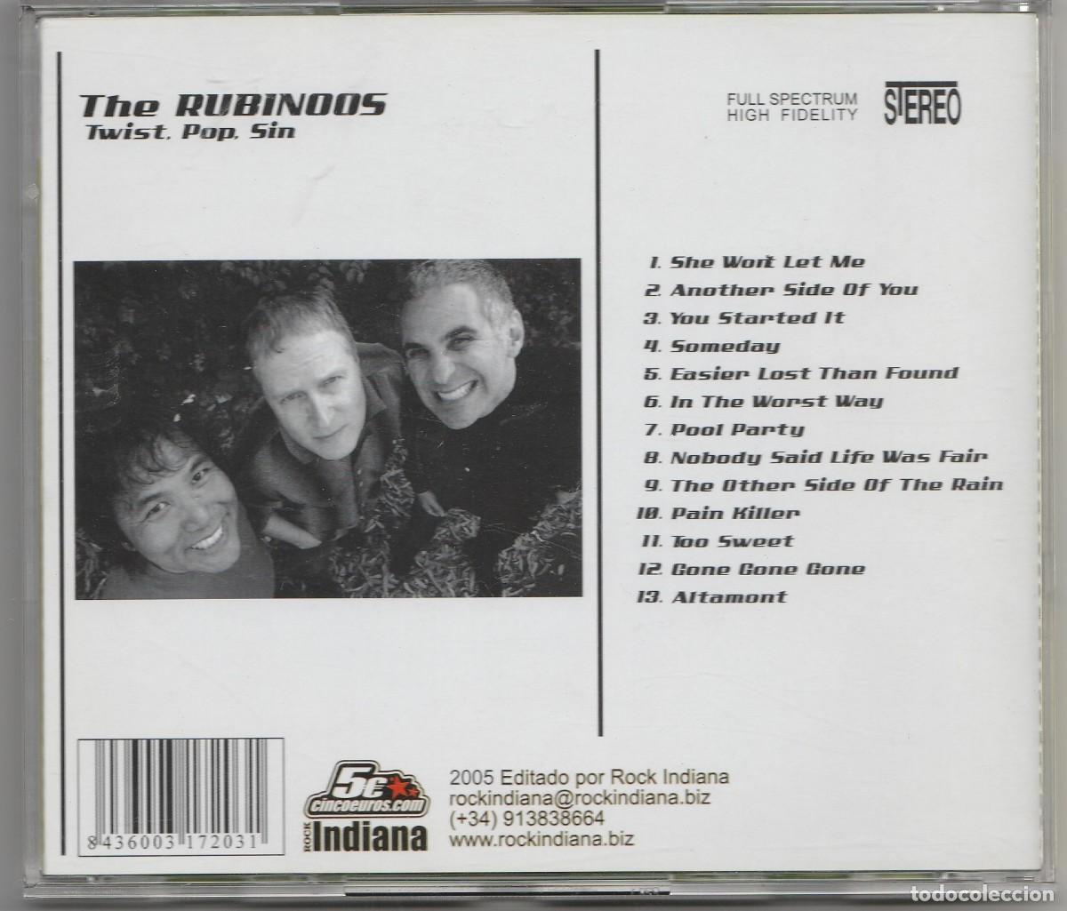 CDs de m&uacute;sica: CD THE RUBINOOS - TWIST POP SIN - Foto 2