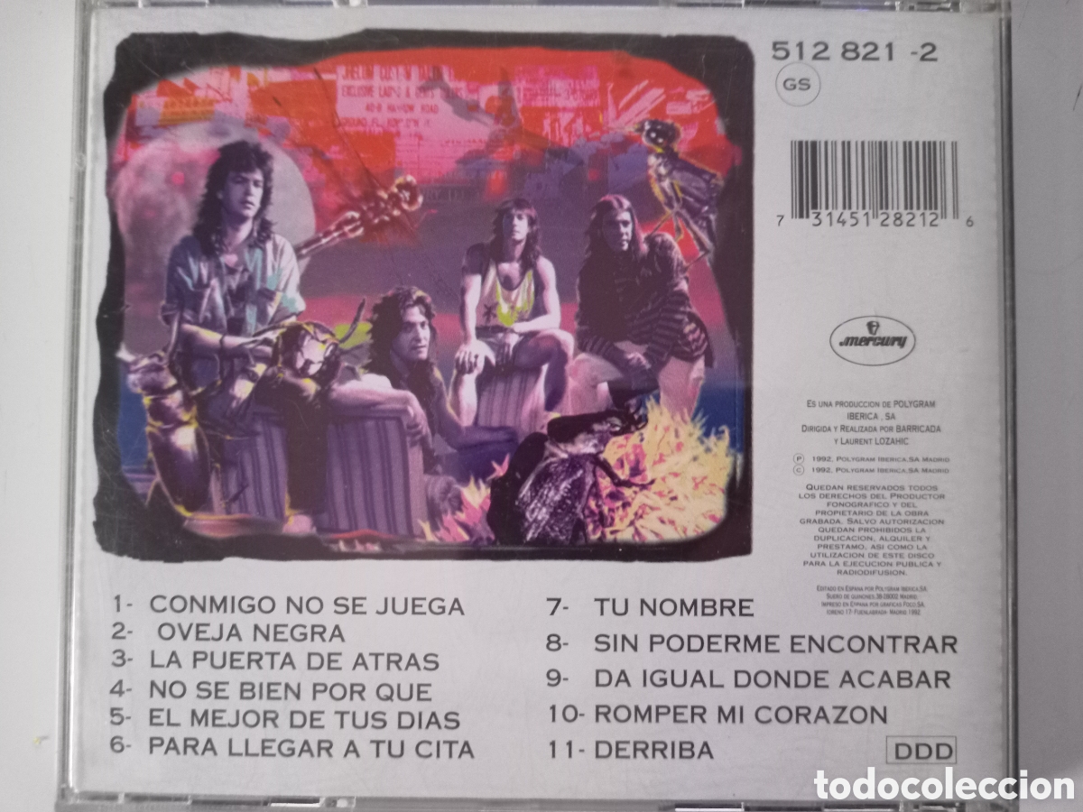CDs de m&uacute;sica: Barricada - Balas Blancas (CD, 1992) - Foto 2