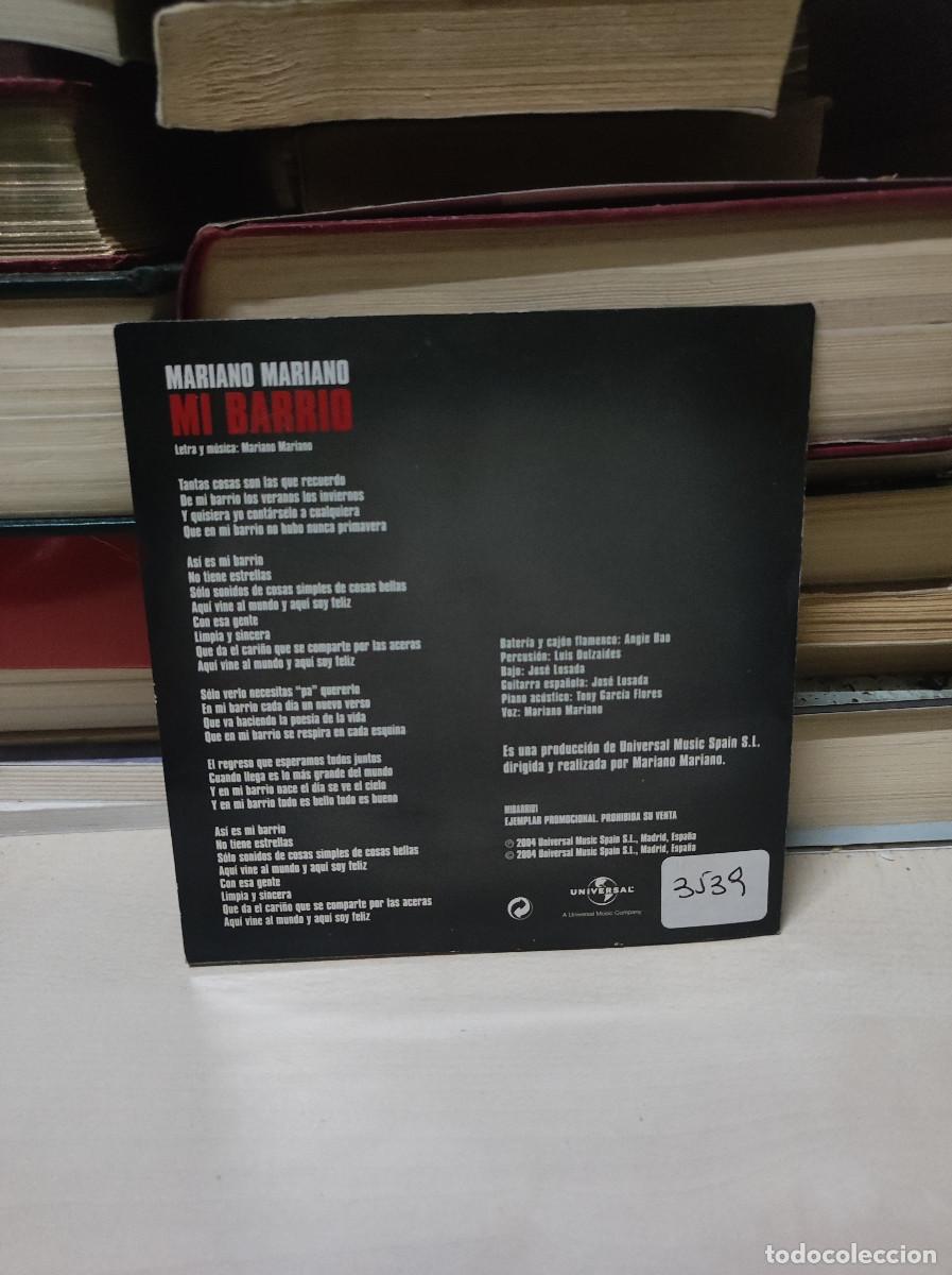 CDs de m&uacute;sica: MARIANO MARIANO MI BARRIO - Foto 2