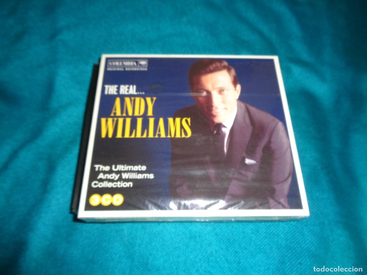 CDs de m&uacute;sica: ANDY WILLIAM. THE REAL...ANDY WILLIAMS. 3 CD&acute;S . IMPECABLE(#*) - Foto 1