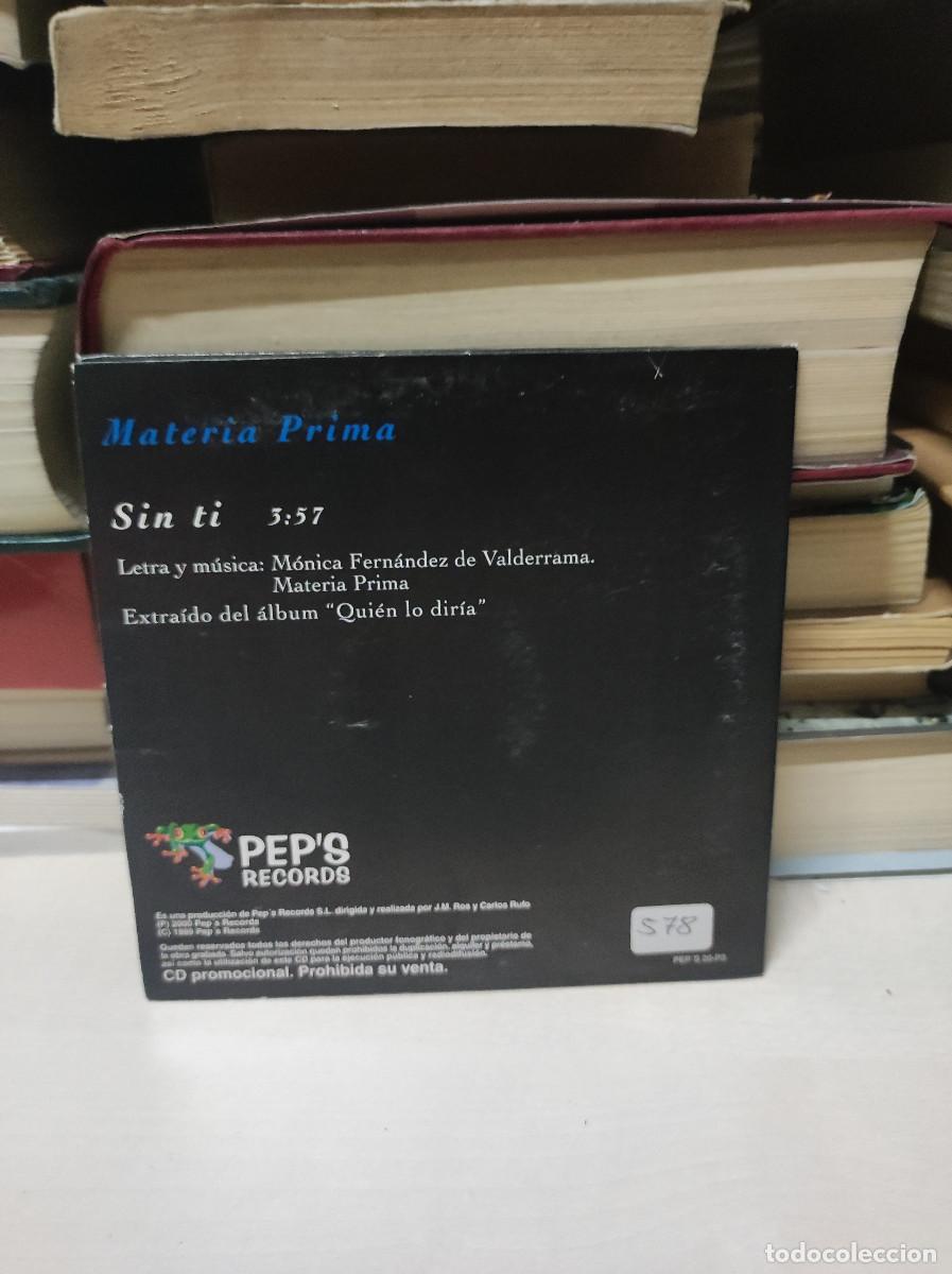 CDs de m&uacute;sica: Materia Prima &ndash; Sin TI - Foto 2