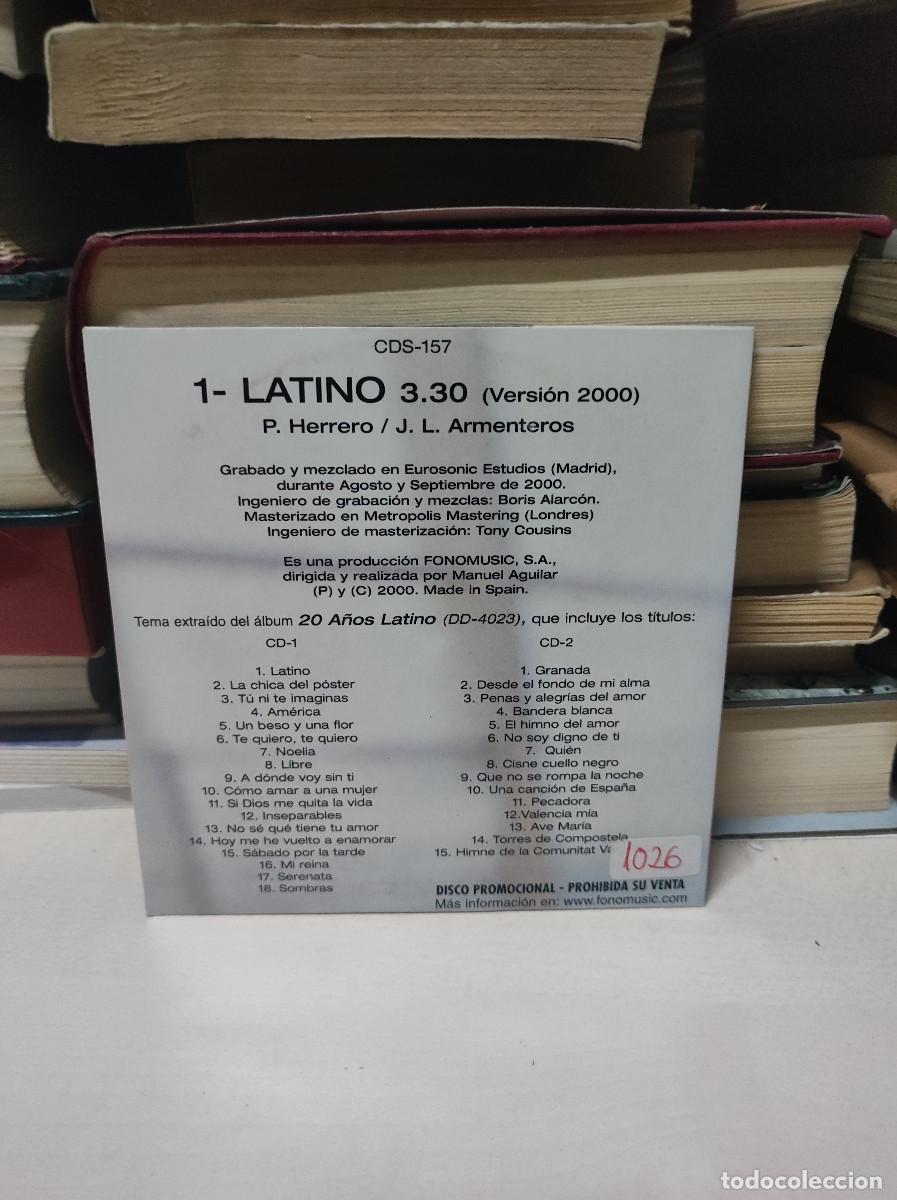 CDs de m&uacute;sica: Francisco &ndash; Latino (Versi&oacute;n 2000) - Foto 2