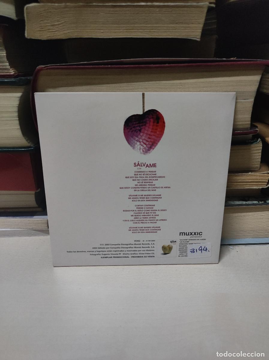 CDs de m&uacute;sica: Atom &ndash; S&aacute;lvame - Foto 2