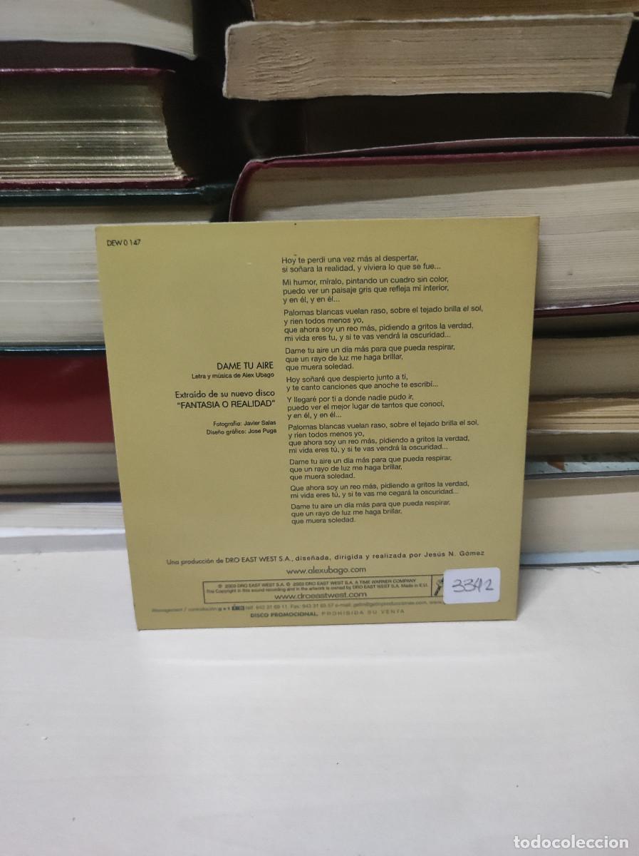 CDs de m&uacute;sica: Alex Ubago &ndash; Dame Tu Aire - Foto 2
