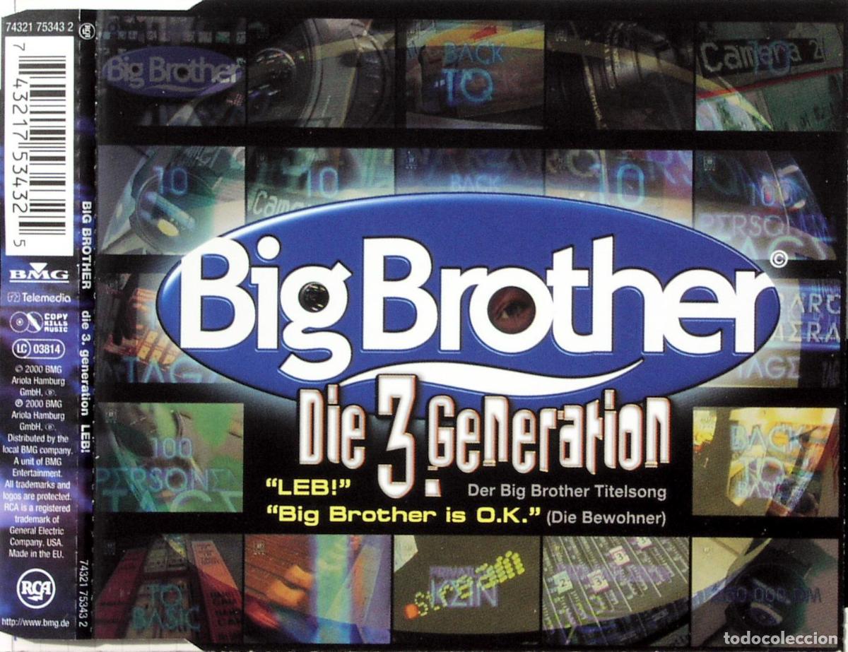 CDs de m&uacute;sica: Leb (Big Brother) (CD Single) - 3. Generation - Foto 1