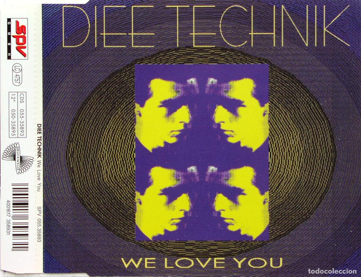 CDs de m&uacute;sica: We Love You (CD Single) - Diee Technik - Foto 1