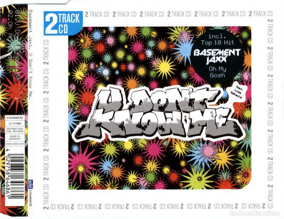 CDs de m&uacute;sica: U Dont Know Me (CD Single) - Basement Jaxx - Foto 1
