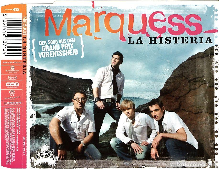 CDs de m&uacute;sica: La Histeria (CD Single) - Marquess - Foto 1