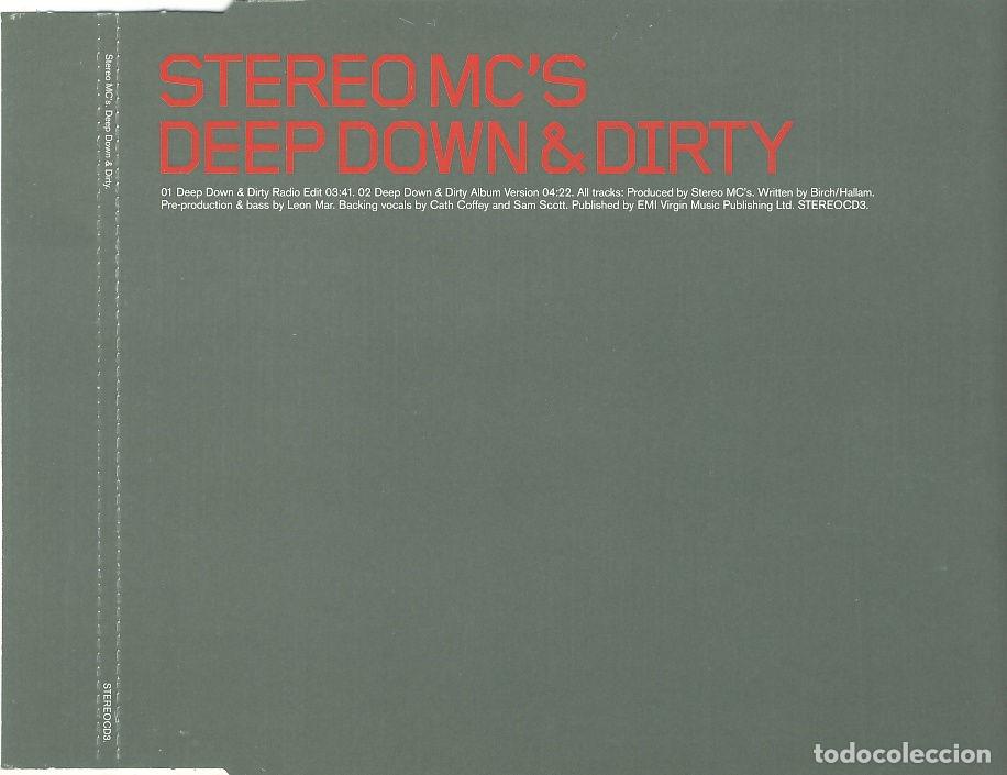 CDs de m&uacute;sica: Deep Down & Dirty (CD Single) - Stereo MCs - Foto 1
