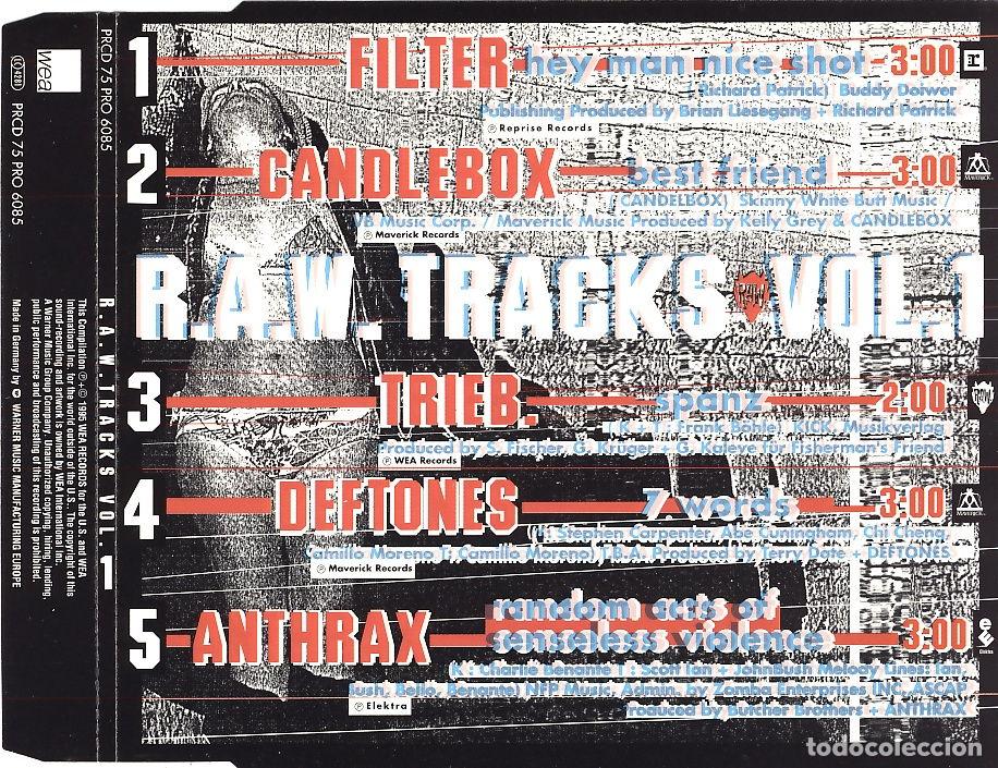 CDs de m&uacute;sica: R.A.W. Tracks Vol. 1 - Various - Foto 1