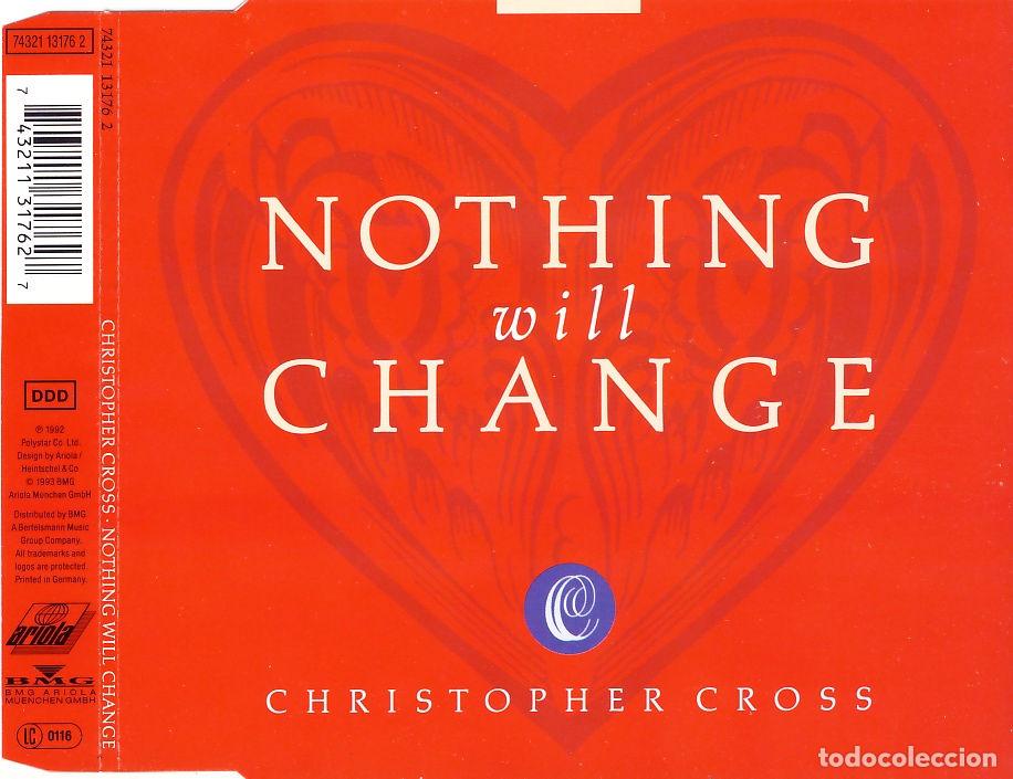 CDs de m&uacute;sica: Nothing Will Change (CD Single) - Cross, Christopher - Foto 1