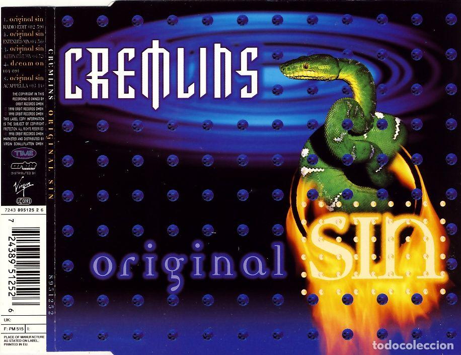 CDs de m&uacute;sica: Original Sin (CD Single) - Cremlins - Foto 1