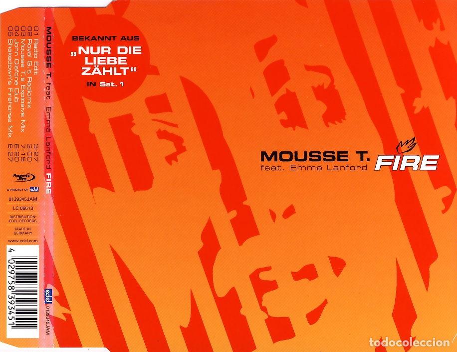 CDs de m&uacute;sica: Fire (CD Single) - Mousse T. feat. Emma Lanford - Foto 1