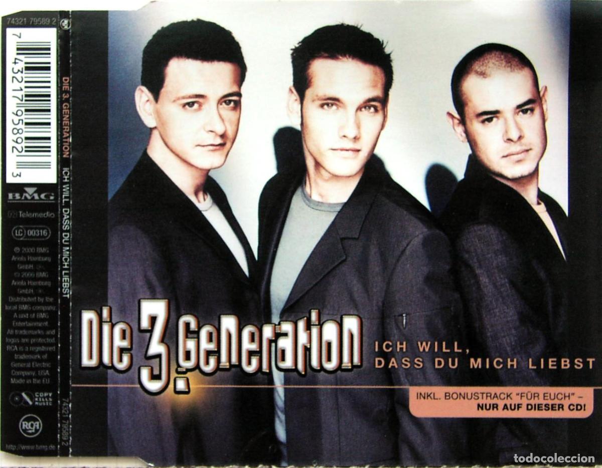 CDs de m&uacute;sica: Ich Will, Dass Du Mich Liebst (CD Single) - 3. Generation - Foto 1