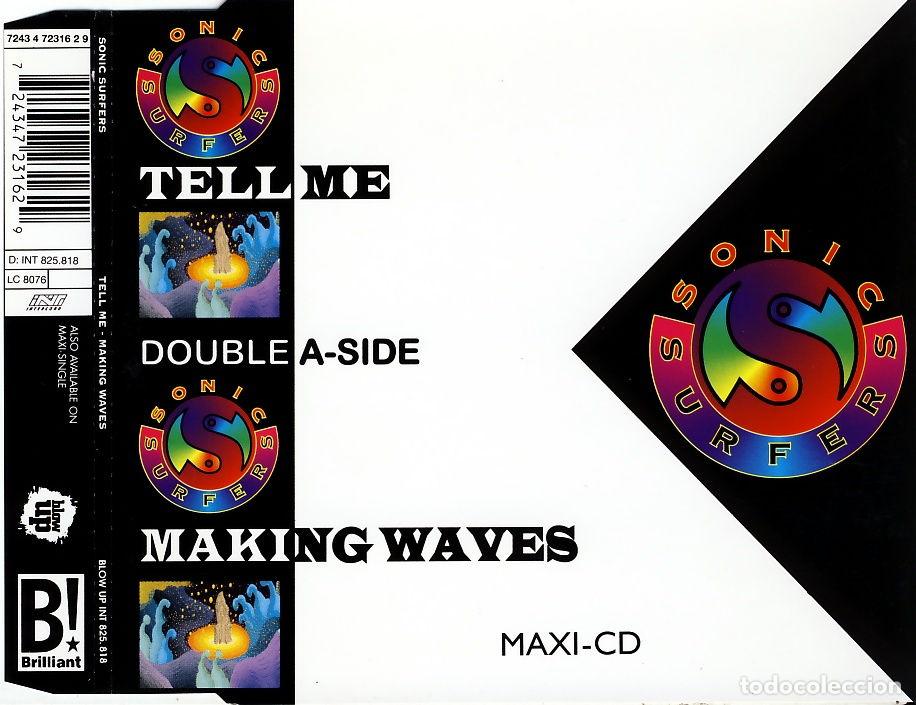 CDs de m&uacute;sica: Tell Me / Making Waves (CD Single) - Sonic Surfers - Foto 1