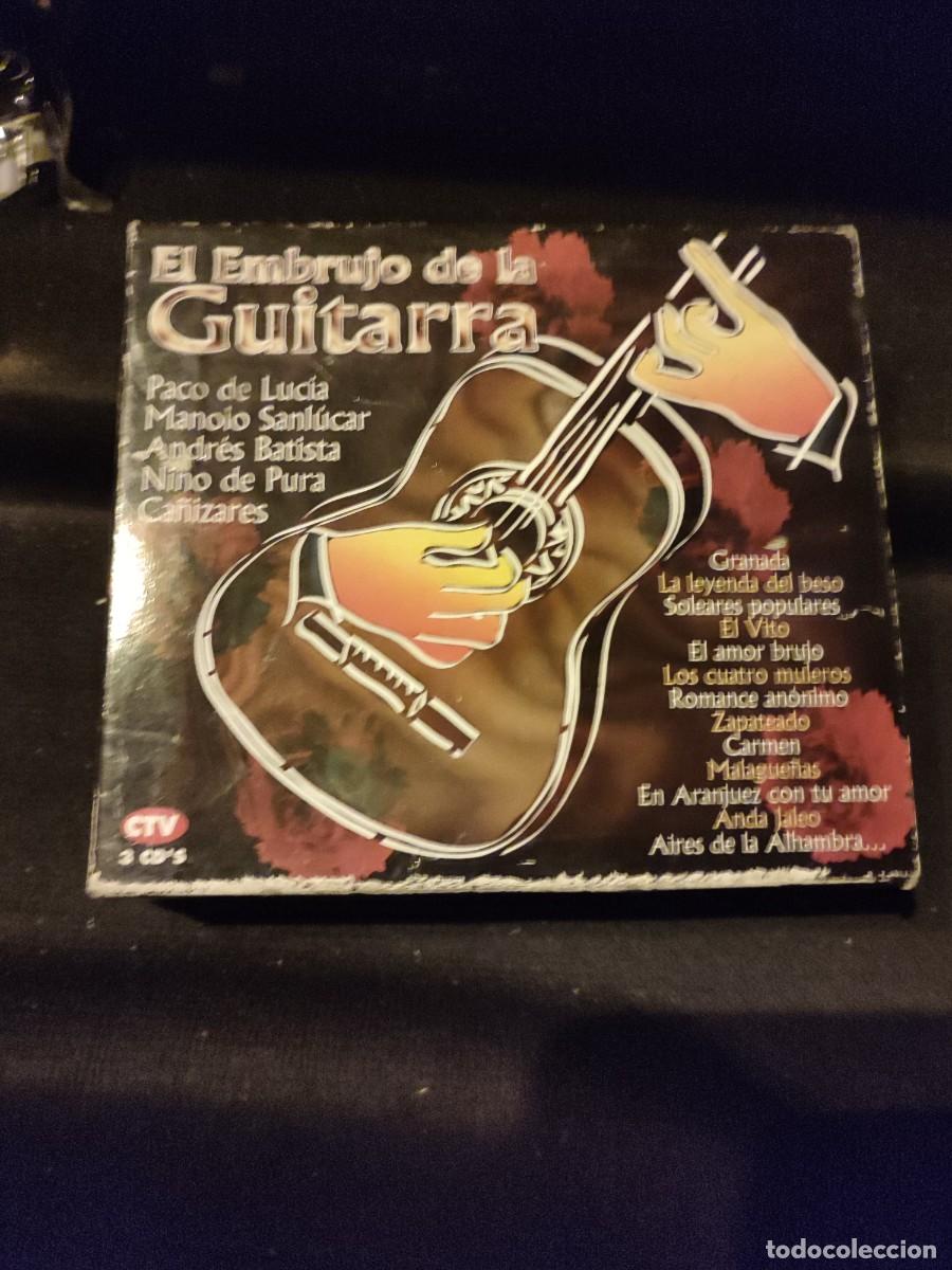 CDs de M&uacute;sica: Caja Pack de 3 cd el embrujo de la guitarra paco lucia ,etc