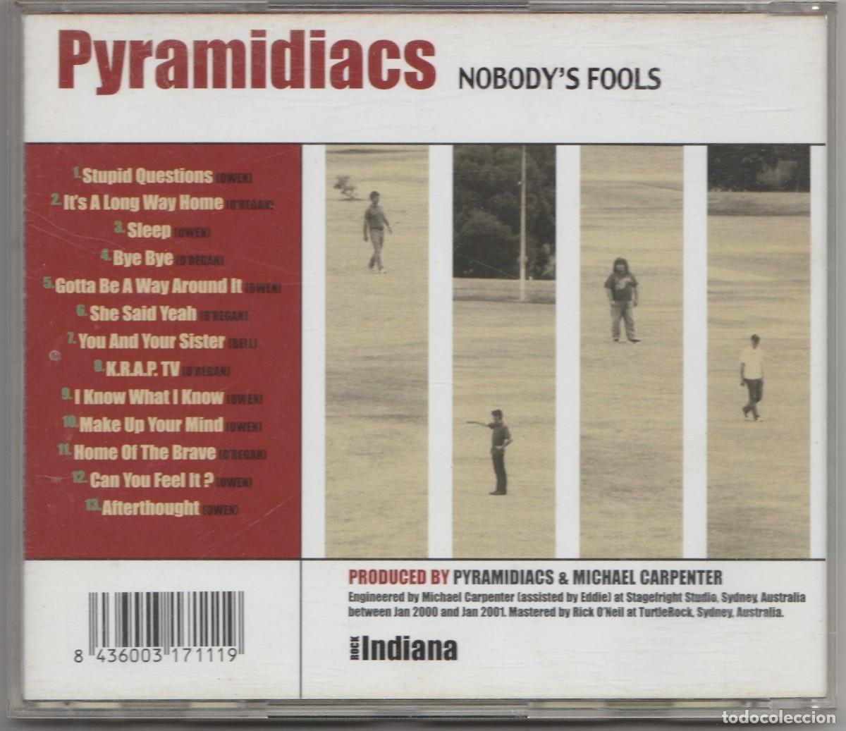 CDs de m&uacute;sica: CD PYRAMIDIACS &ndash; NOBODYS FOOLS - Foto 2