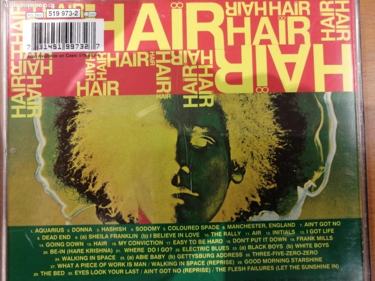 CDs de m&uacute;sica: HAIR (CD, 1993) BSO - Foto 4