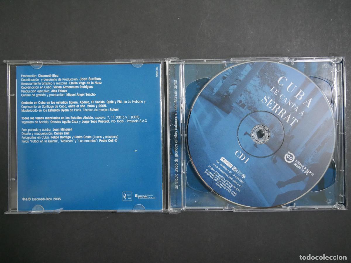 CDs de m&uacute;sica: CUBA LE CANTA A SERRAT - 2 CD - Foto 2