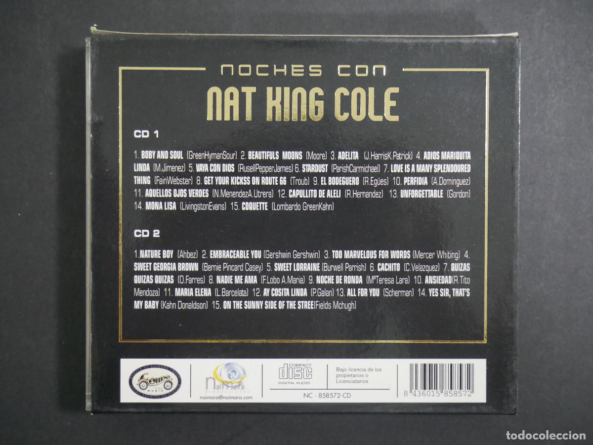 CDs de m&uacute;sica: Noches con NAT KING COLE 2CDs - Foto 2