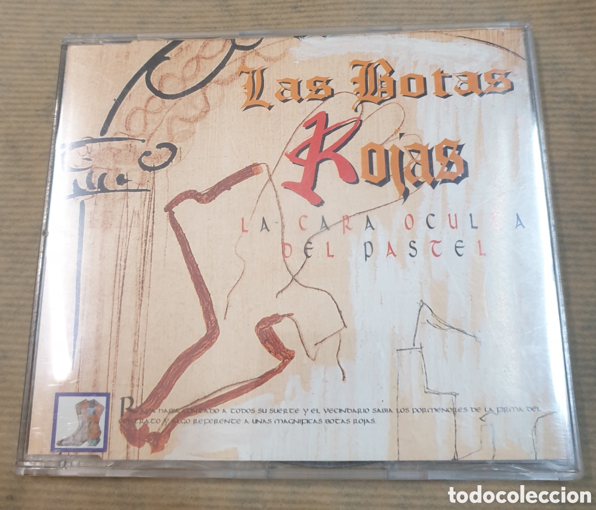 CDs de m&uacute;sica: Las botas rojas - la cara oculta del pastel. Cd single - Foto 1
