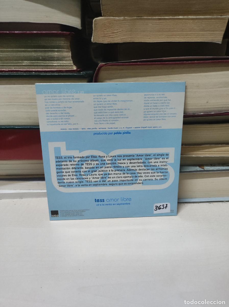 CDs de m&uacute;sica: Tess &ndash; Amor Libre - Foto 2