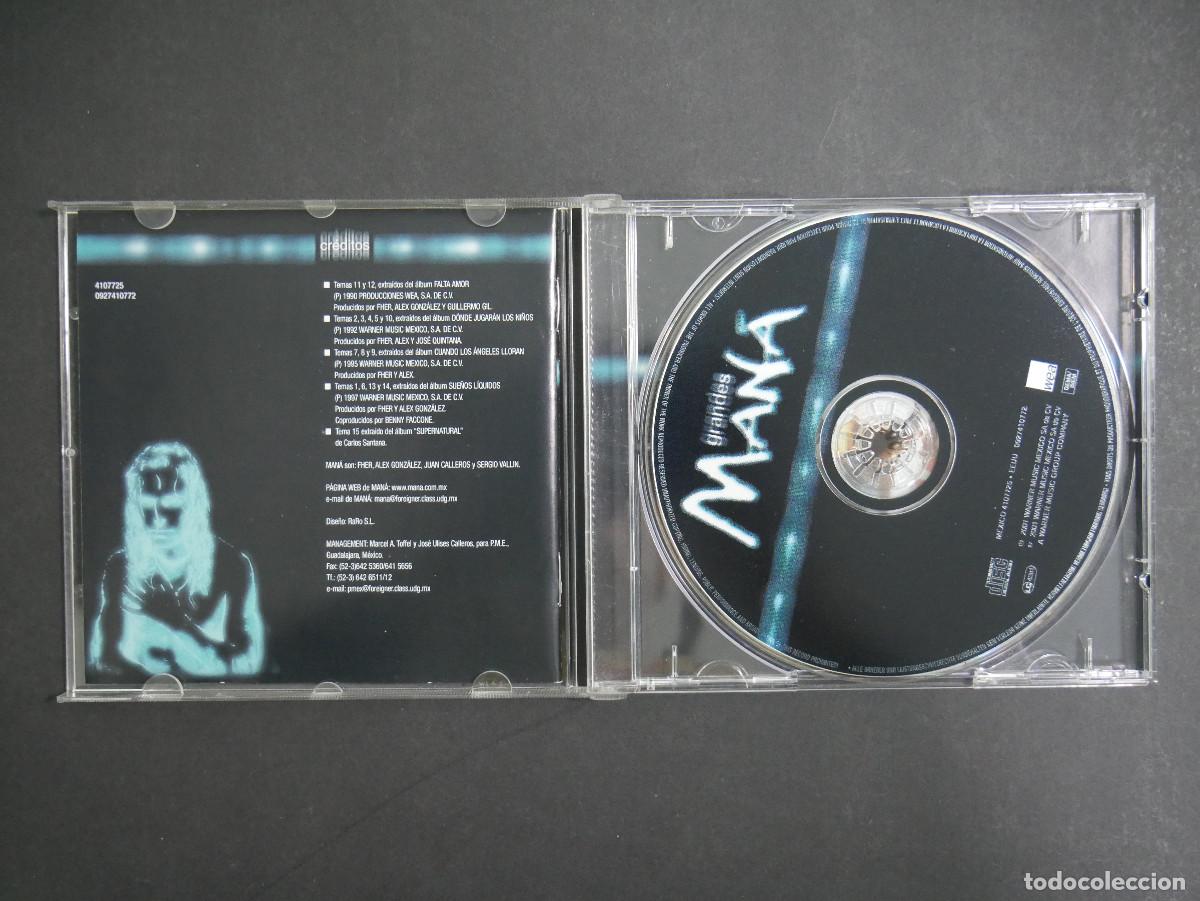 CDs de m&uacute;sica: CD Man&aacute;. Grandes Man&aacute;. Nuevo - Foto 2