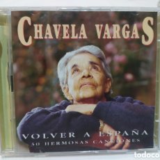 CD di Musica: 2 CD CHAVELA VARGAS VOLVER A ESPAÑA. Lote 377349434