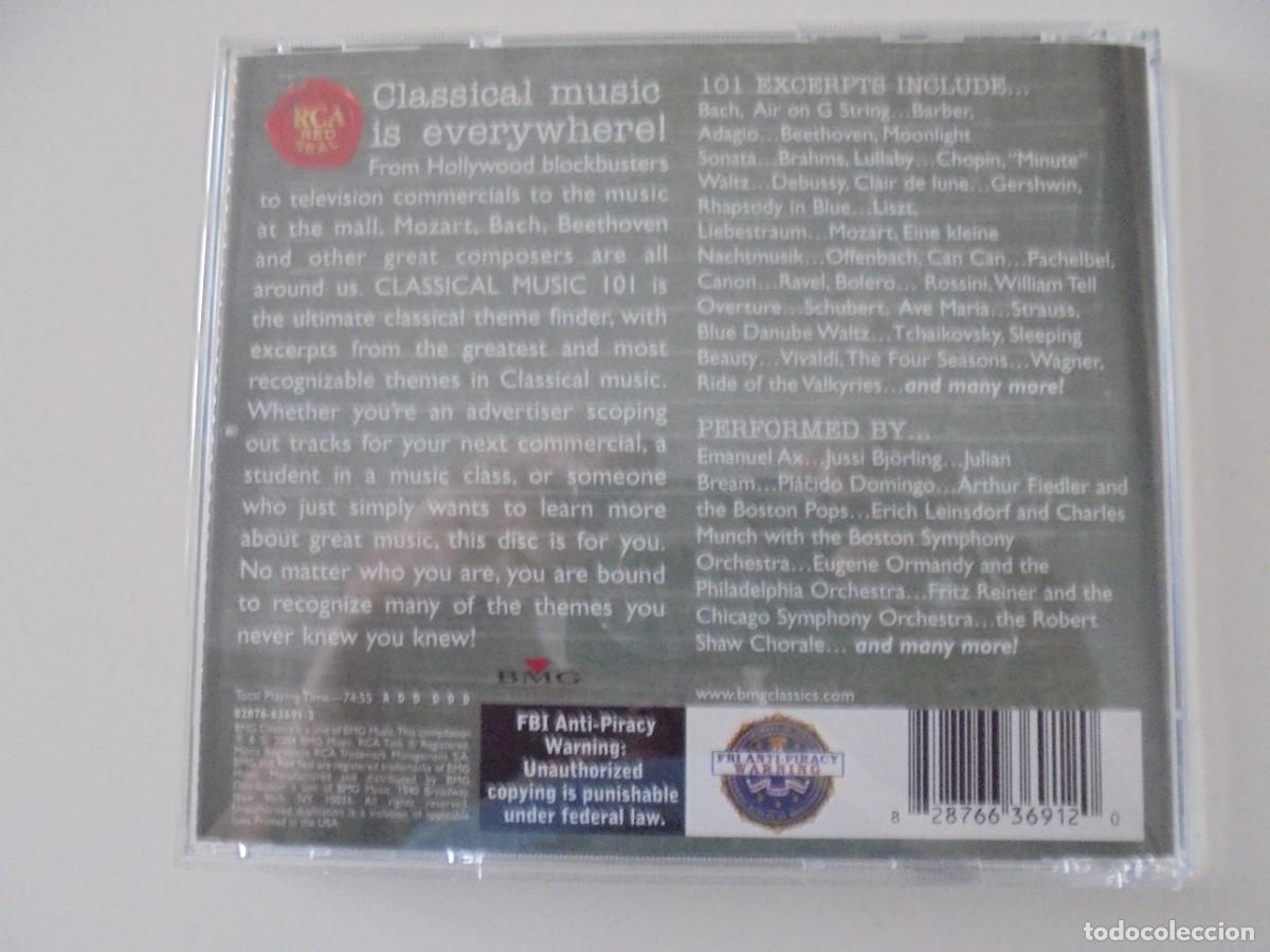 CDs de m&uacute;sica: CLASSICAL MUSIC 101. COMPACTO RCA. - Foto 2