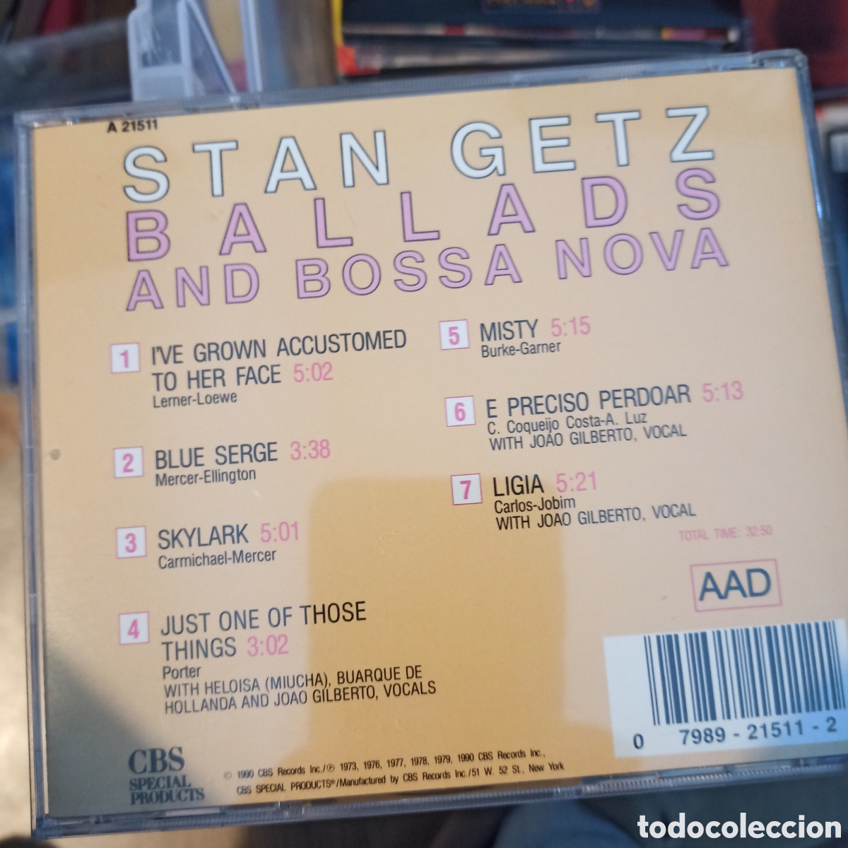 CDs de m&uacute;sica: Stan Getz &ndash; Ballads And Bossa Nova - Foto 2