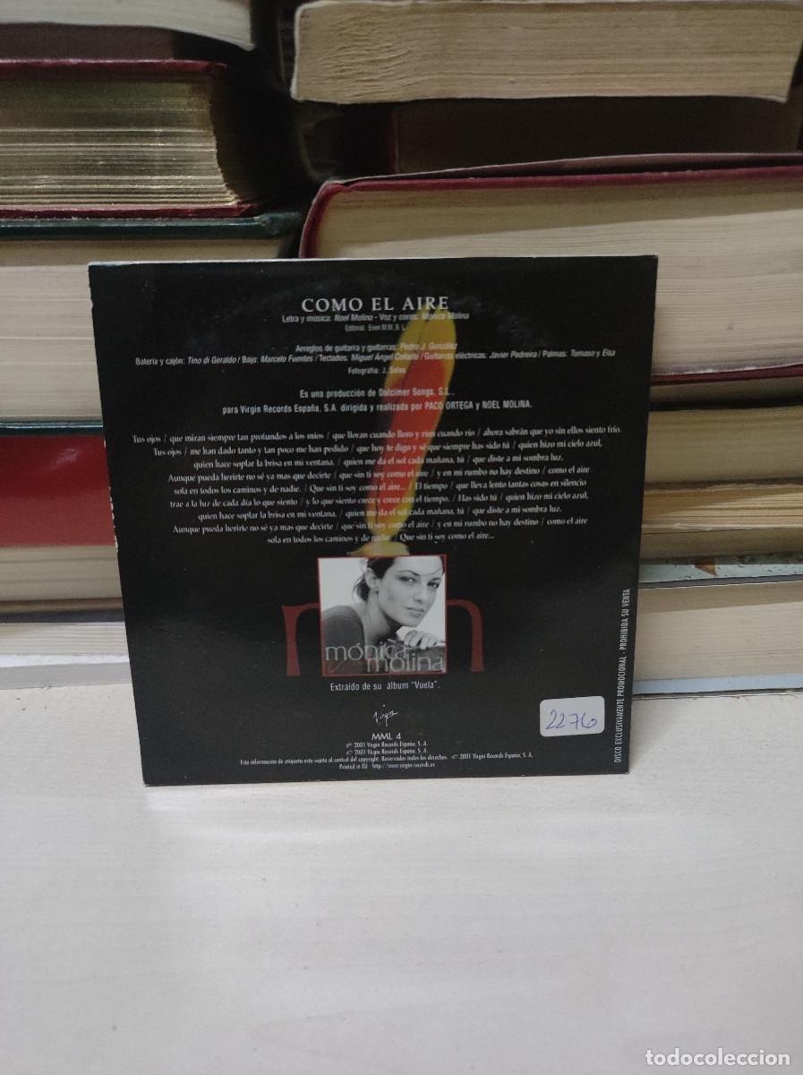 CDs de m&uacute;sica: M&oacute;nica Molina &ndash; Como El Aire - Foto 2