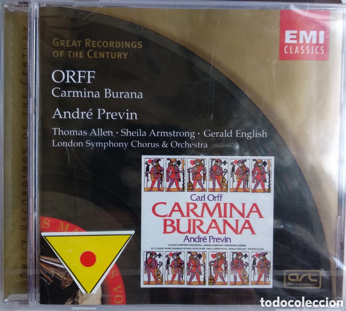 CDs de m&uacute;sica: *CARMINA BURANA, EU, EMI, 1998 - Foto 1