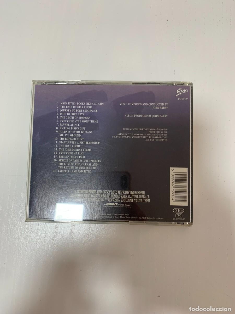 CDs de m&uacute;sica: BSO BAILANDO CON LOBOS - Foto 2