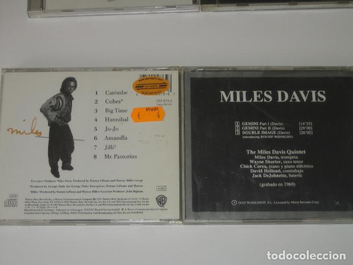 CDs de m&uacute;sica: MILES DAVIS - LOTE DE 2 CDS - - Foto 2
