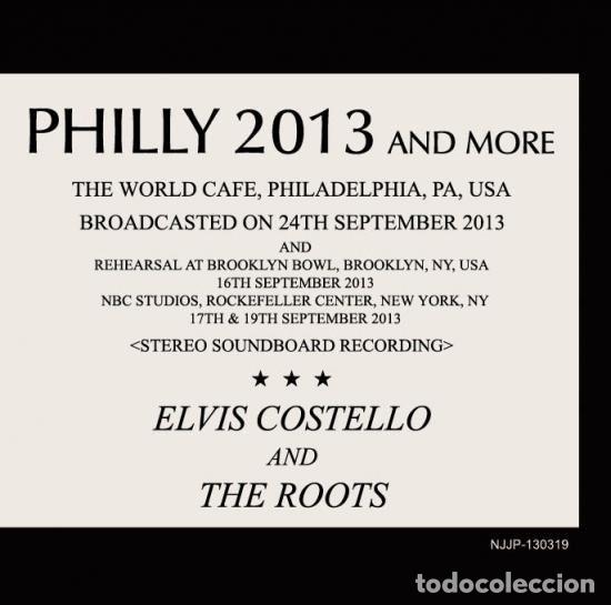CDs de m&uacute;sica: CD Elvis COSTELLO - Philly 2013 And More - Foto 1