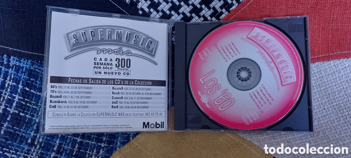 CDs de m&uacute;sica: Cds Supermusic M&aacute;s Los 60 (D2) - Foto 3