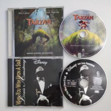 CDs de Música: 2 CD - TARZÁN EN ESPAÑOL + DISNEY CON LOUIS ARMSTRONG -