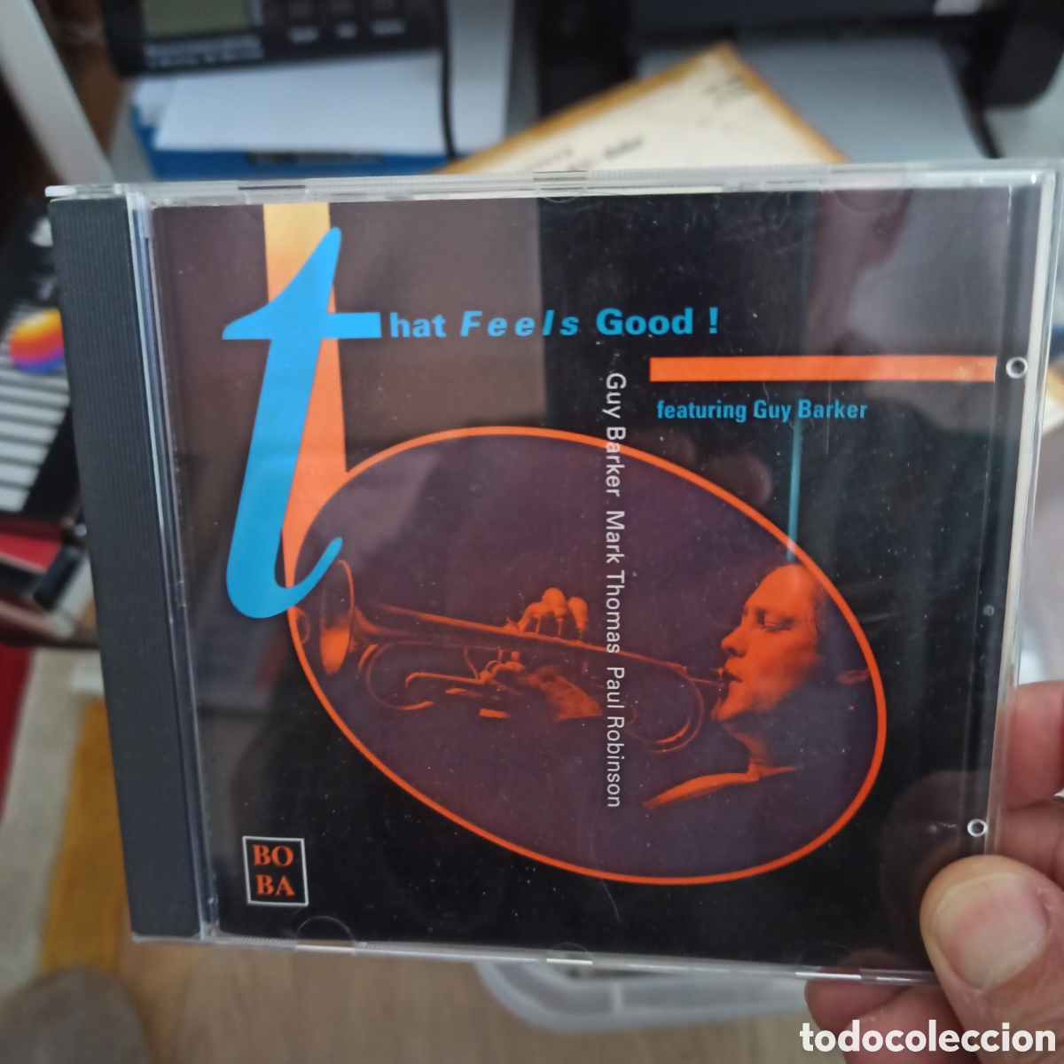 CDs de m&uacute;sica: Mark Thomas, Guy Barker, Paul Robinson &lrm;&ndash; That Feels Good! - Foto 1
