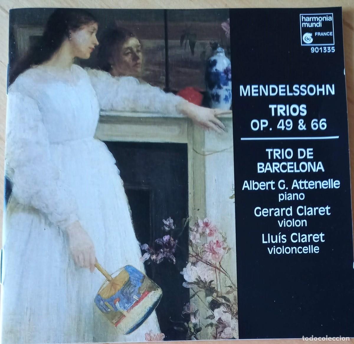 mendelssohn trios op. 49 & 66 trio de barcelona - Compra venta en  todocoleccion