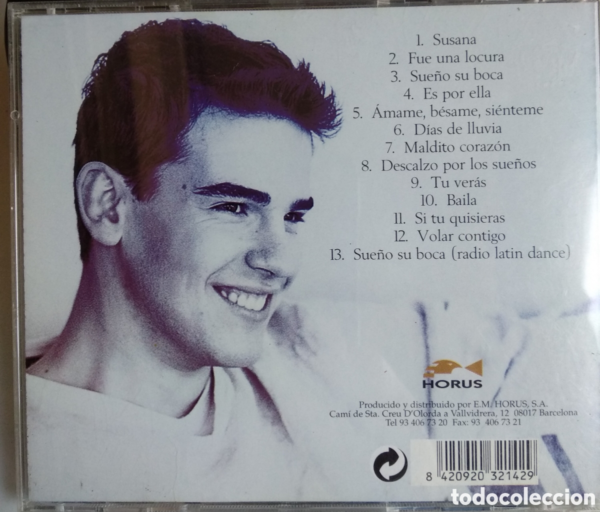 CDs de m&uacute;sica: *RAUL, SPAIN, HORUS, 2000 - Foto 2