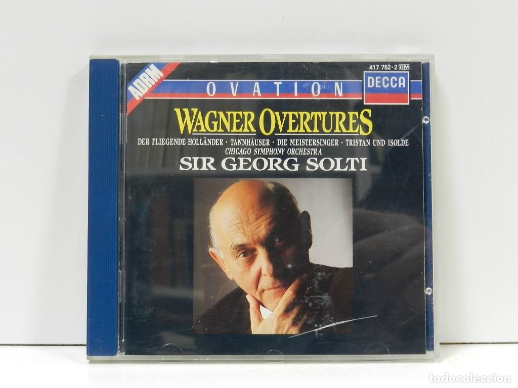 CDs de m&uacute;sica: DISCO CD. Sir Georg Solti &ndash; Wagner Overtures. COMPACT DISC. - Foto 1
