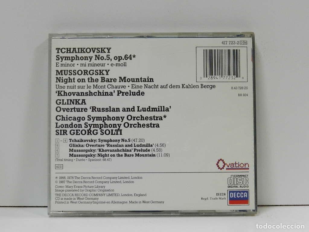 CDs de m&uacute;sica: DISCO CD. Tchaikovsky, Mussorgsky &ndash; Symphony No.5. COMPACT DISC. - Foto 2