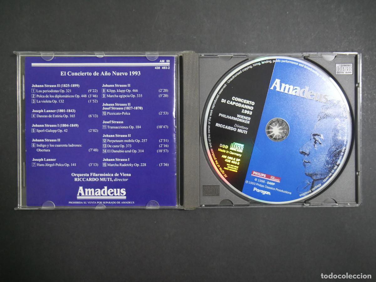 Music CDs: CD CONCIERTO DE A&Ntilde;O NUEVO 1993-FILARMONICA DE VIENA