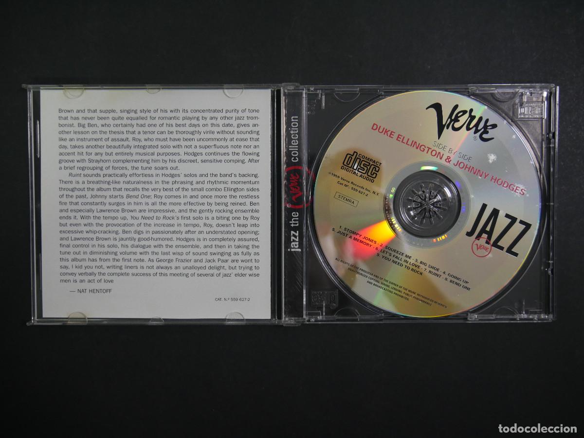 CDs de m&uacute;sica: DUKE ELLINGTON / JOHNNY HODGES - SIDE BY SIDE - CD - Foto 3
