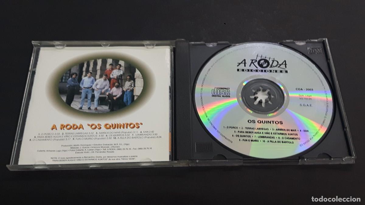 CDs de m&uacute;sica: CD A RODA - OS QUINTOS - Foto 2