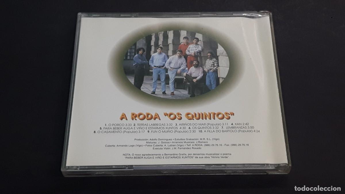 CDs de m&uacute;sica: CD A RODA - OS QUINTOS - Foto 3