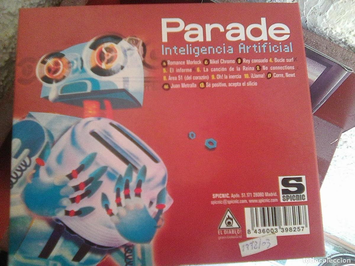 CDs de m&uacute;sica: Parade - Inteligencia Artificial (Spicnic, 2003) - Foto 1